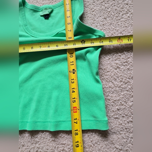 🌈Universal Threads Neon Green Ribbed Tank - Picture 4 of 6